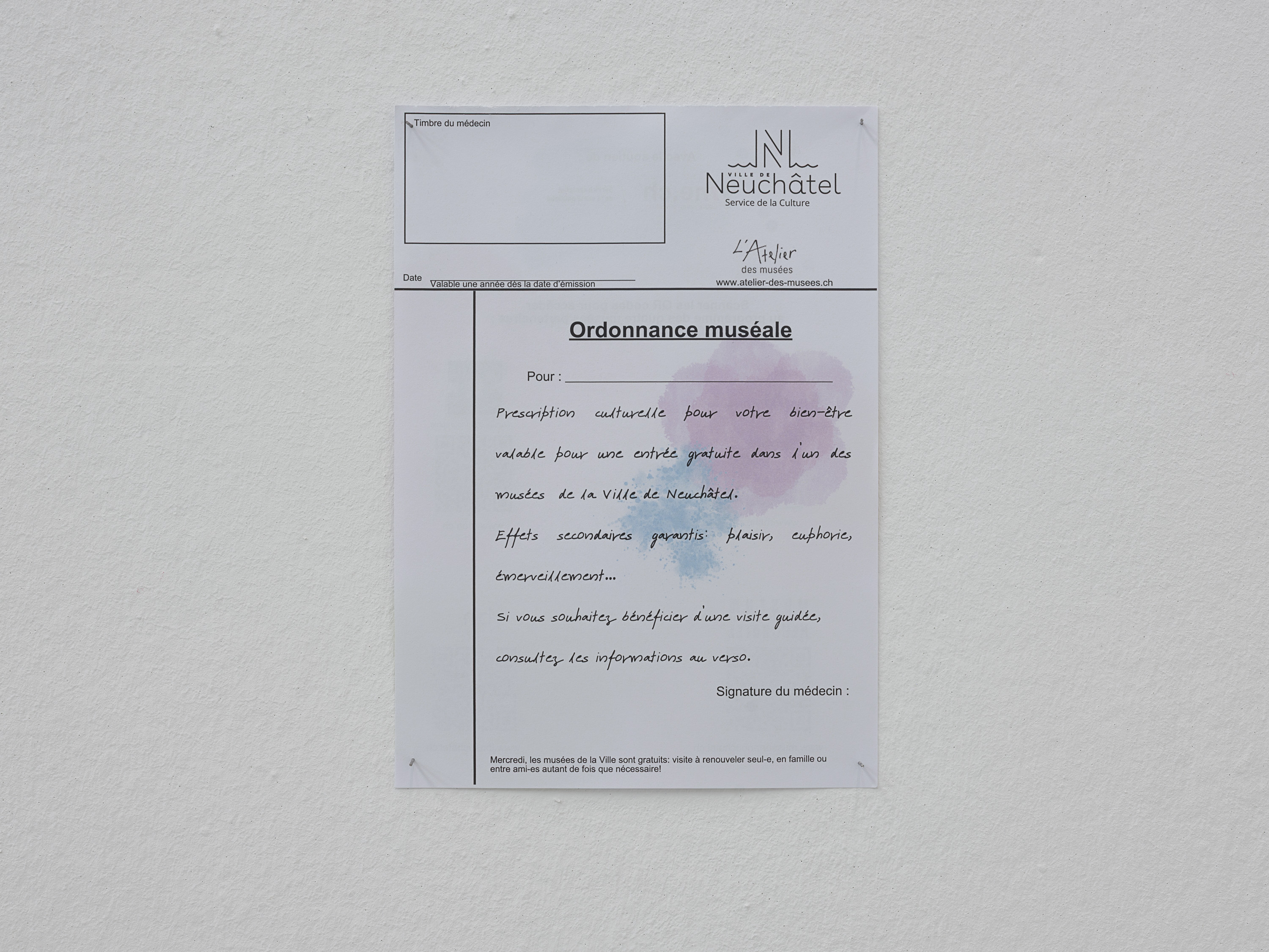 Standard Sitz-Höhe im CAN Centre d’art Neuchâtel
